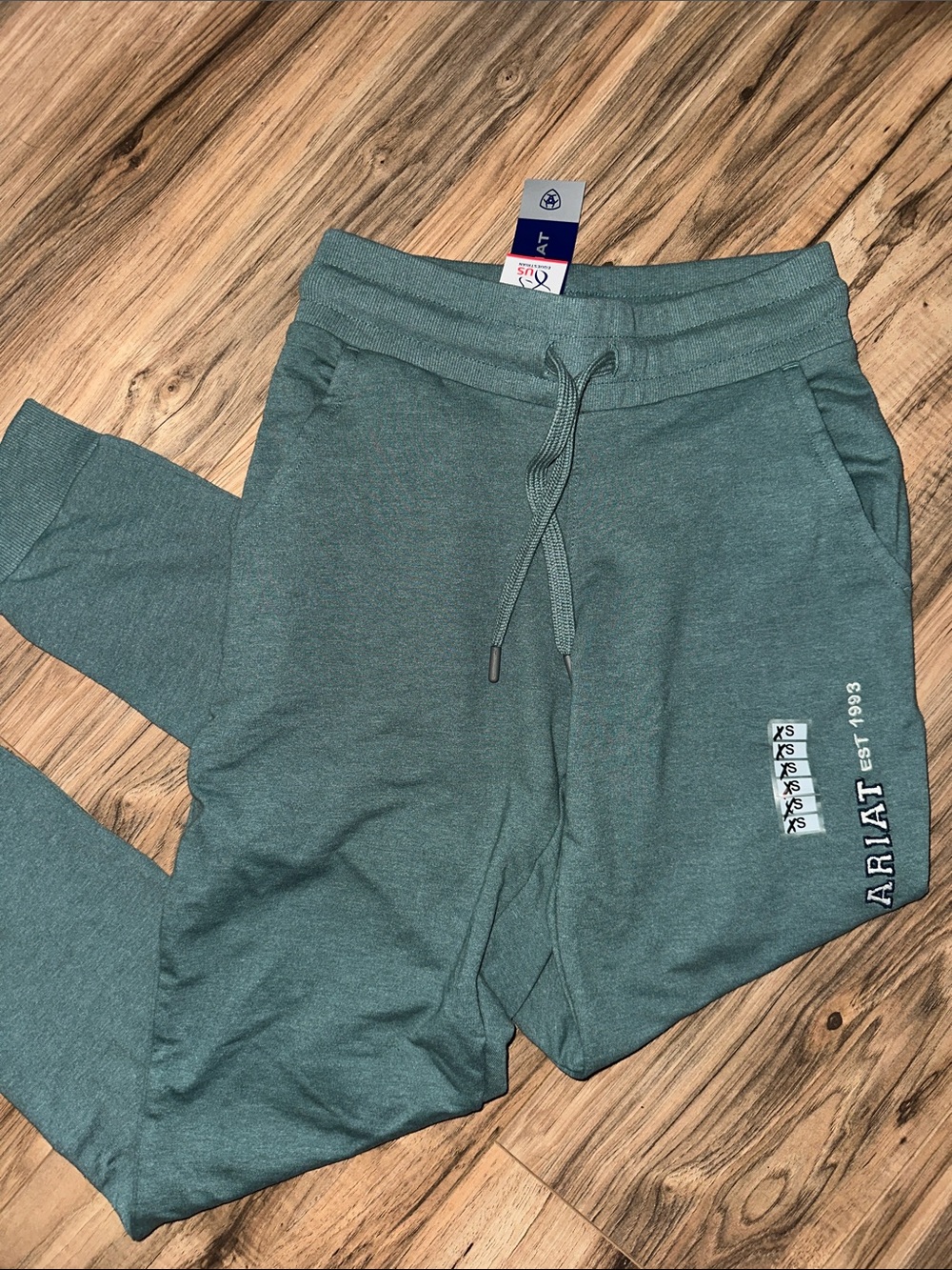 Ariat Teal/ Green Jogger Sweatpants with Logo